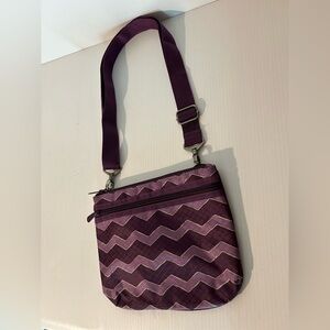 Purple Crossbody bag purse brand Thirty One